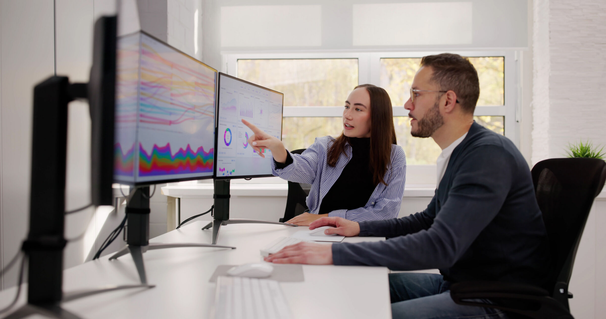 Sage 70 technology consultant training a client